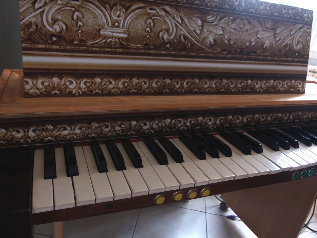 My historic St Eustache keyboard used as a new virtual organ